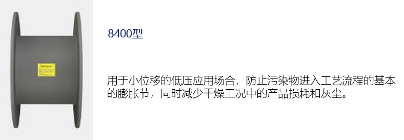 Garlock DETECTOMER® FDA 橡胶膨胀节系列